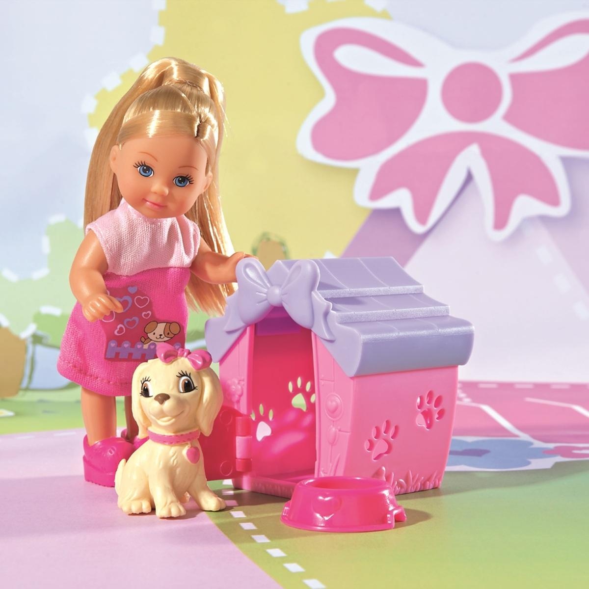 MUNECA EVI LOVE CON PERRITO + CASA Y ACCES.        - 4