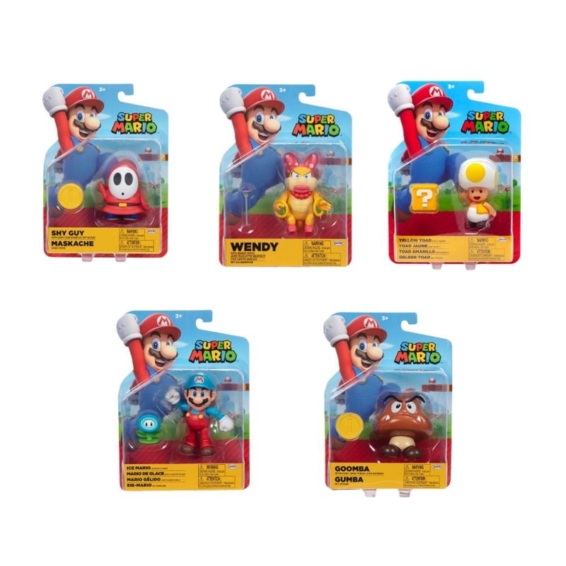SET NINTENDO 413754 SUPER MARIO 4 FIGURES WAVE 30