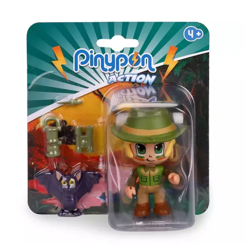 FIGURA ACCIÓN PINYPON ACTION EXPLORADOR + FIGURA Y ANIMAL - 1