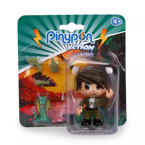 FIGURA ACCIÓN PINYPON ACTION EXPLORADOR + FIGURA Y ANIMAL - 4