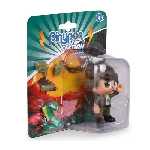 FIGURA ACCIÓN PINYPON ACTION EXPLORADOR + FIGURA Y ANIMAL - 5