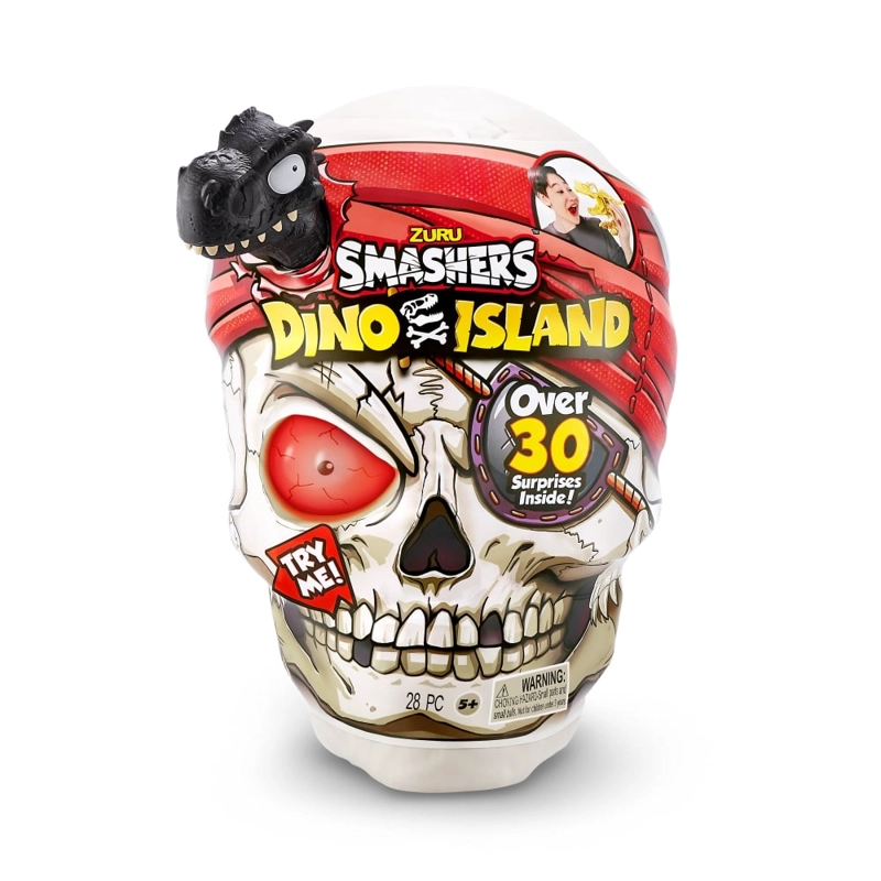 FIGURA ACCIÓN SMASHERS CALAVERA GIGANTE DINO ISLAND SORPRESA 7488 - 1