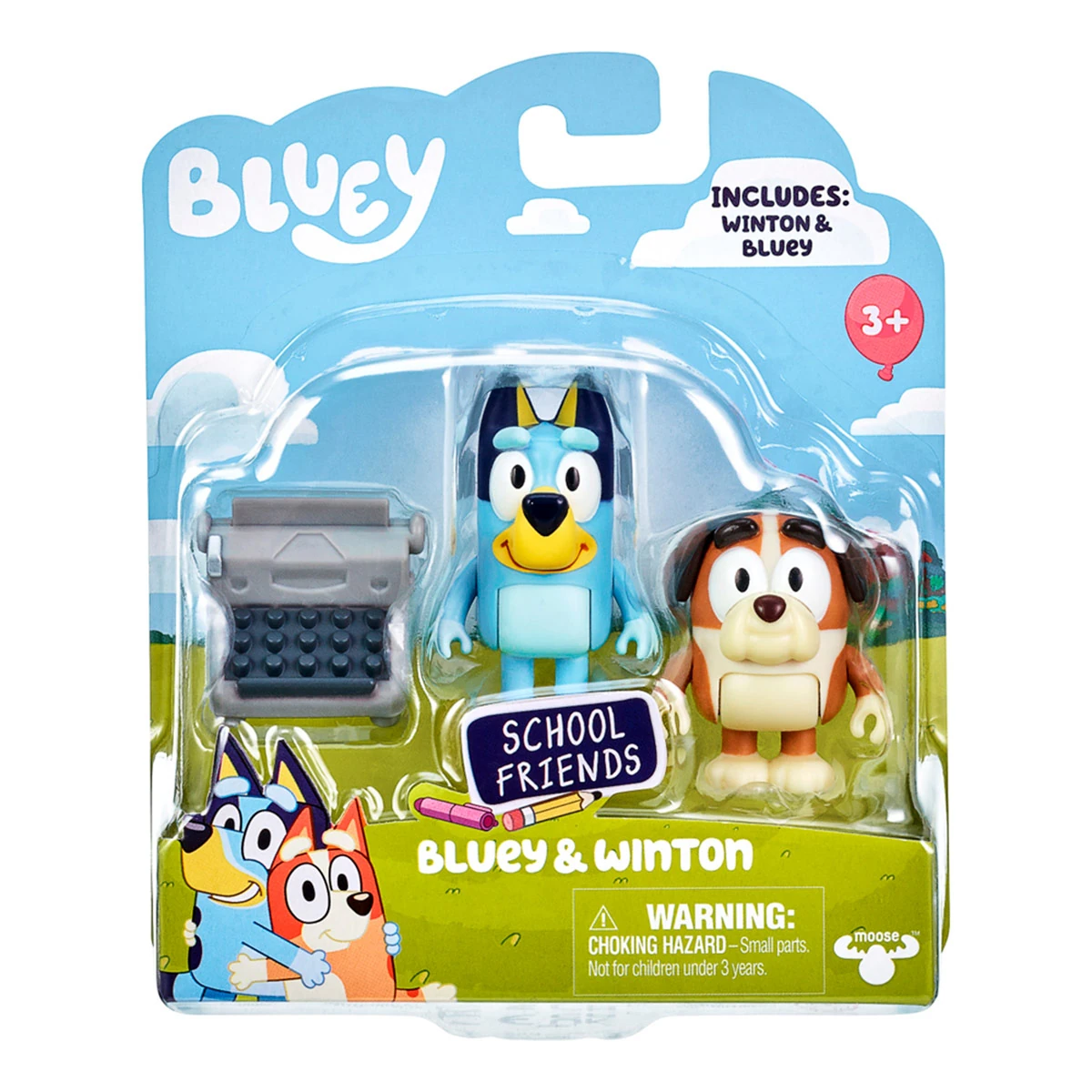 PACK X2 FIGURAS BLUEY SERIE 8  BLUEY SURTIDO - 1