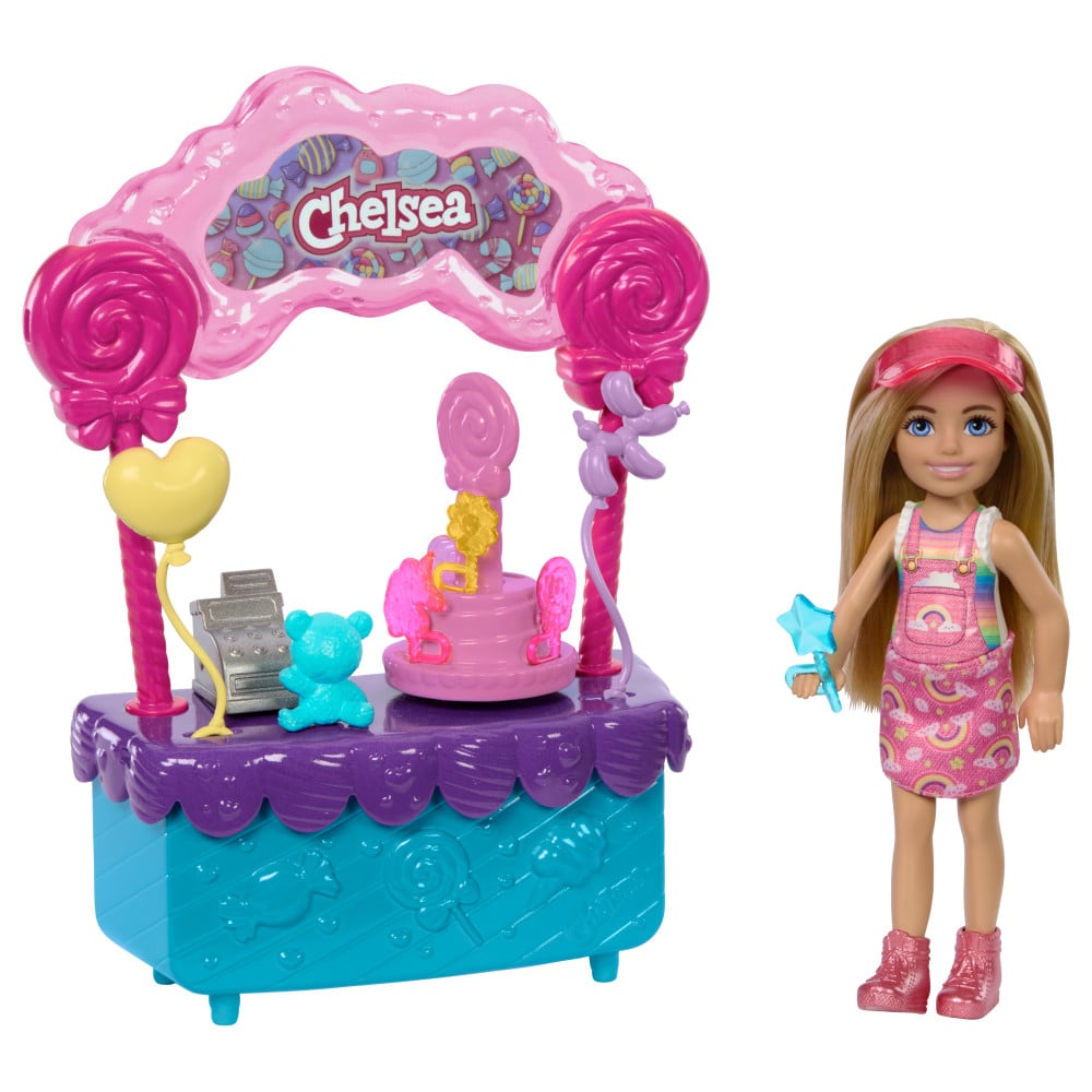SET BARBIE HRM07 JUEGO STACIE AL RESCATE CHELSEA ESTACION DULCES - 1