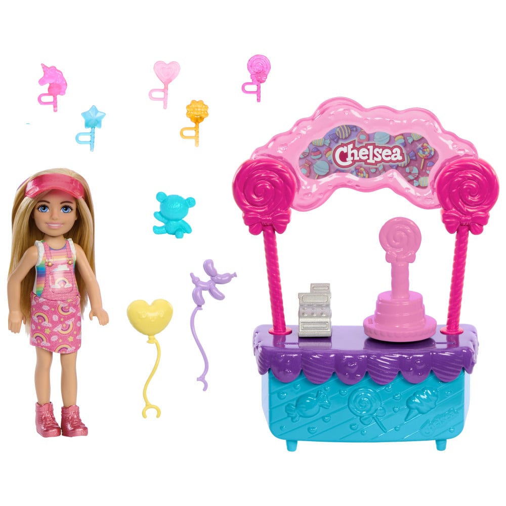 SET BARBIE HRM07 JUEGO STACIE AL RESCATE CHELSEA ESTACION DULCES - 5