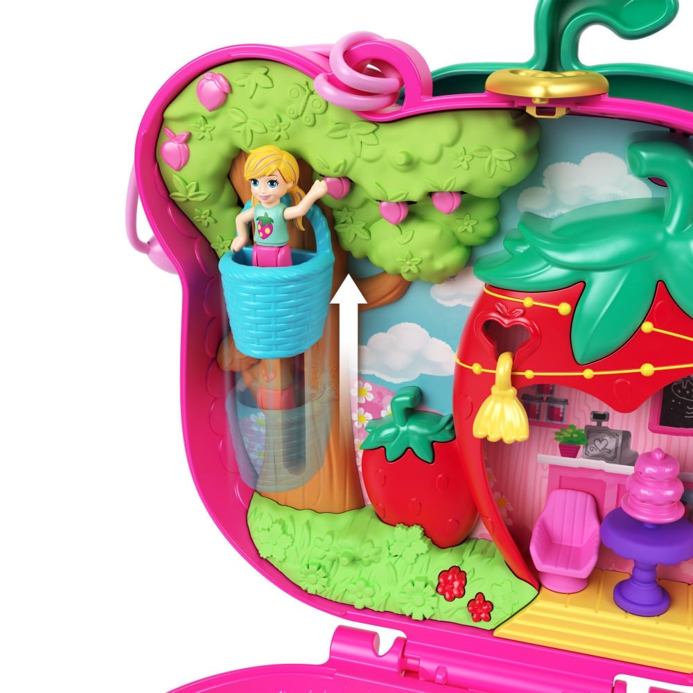 SET POLLY POCKET HRD35 JUEGO ESTUCHE OSITO FRESA ADORABLE ESTILO - 4