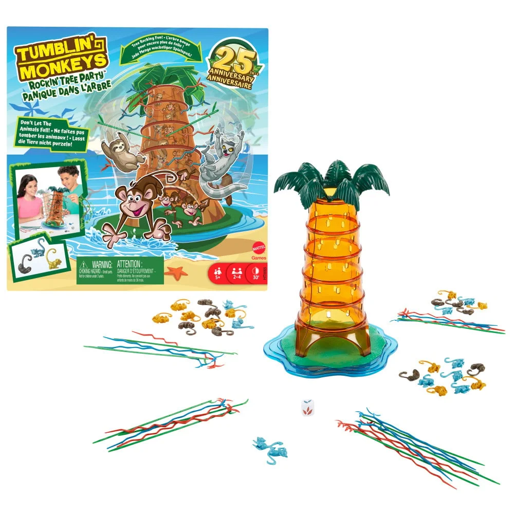 JUEGO DE MESA MATTEL HTW65 GAMES MONOS LOCOS - 1