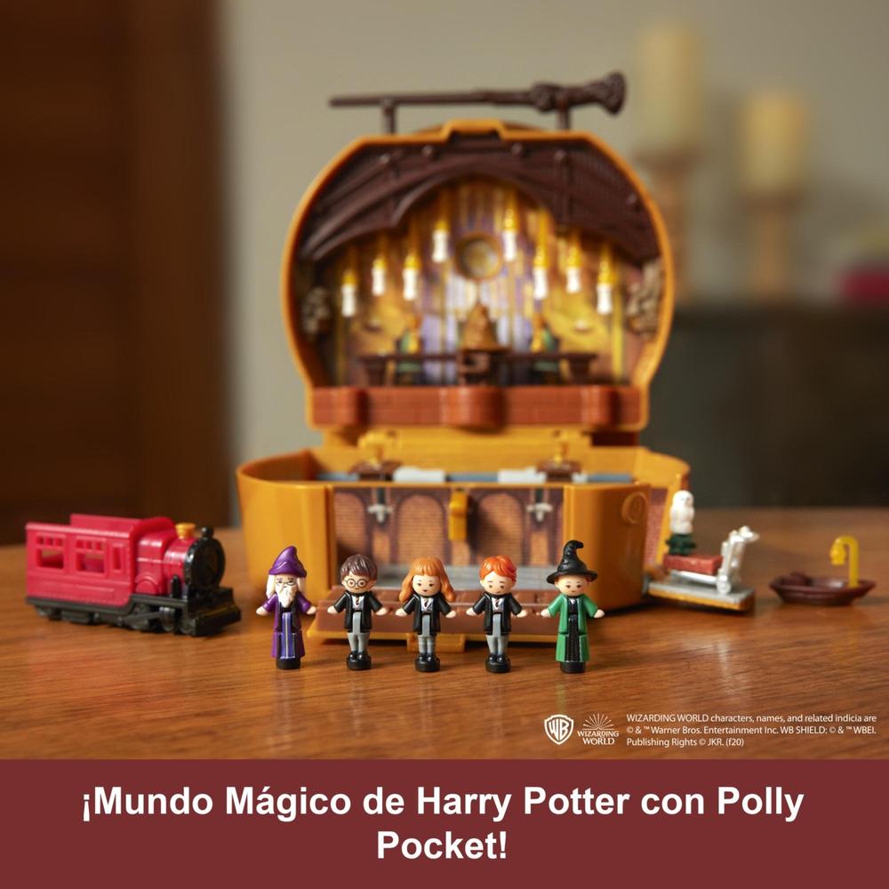 SET POLLY POCKET HRD56 JUEGO COLECCION COMPACTO HARRY POTTER MAGIA Y CREACION MINI-MUÑECAS - 4