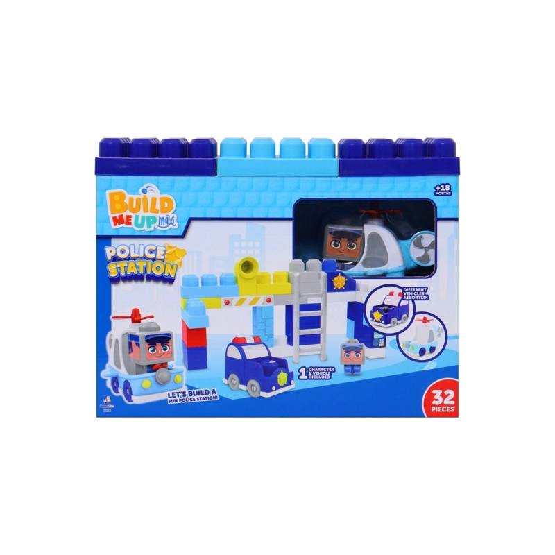 BLOQUES BUILD ME UP MAXI 650106 POLICIAS 31 A 32 PIEZAS MODELO ALEAOTRIO - 2