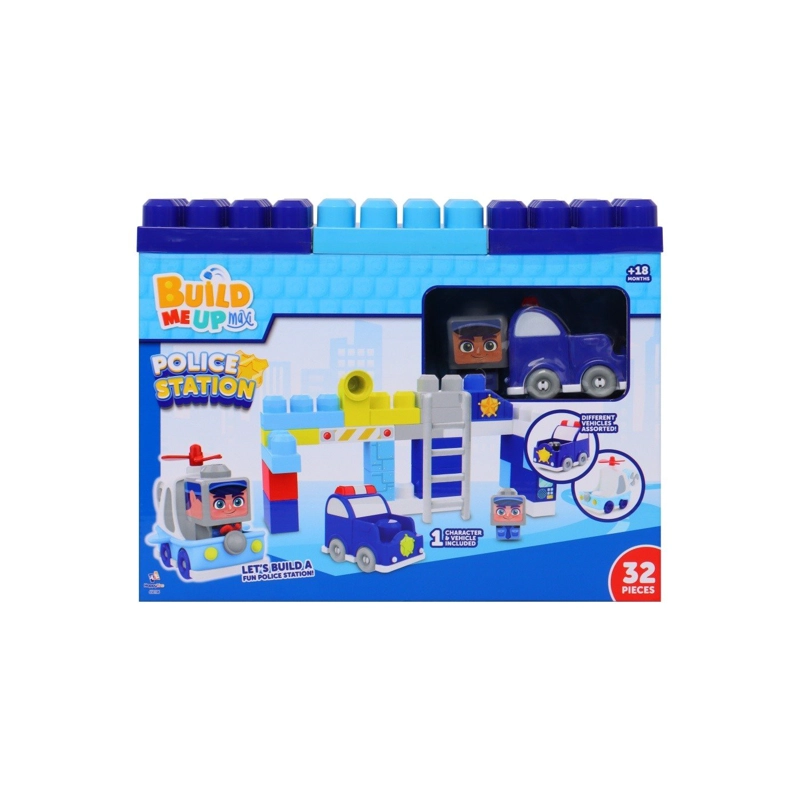 BLOQUES BUILD ME UP MAXI 650106 POLICIAS 31 A 32 PIEZAS MODELO ALEAOTRIO - 3
