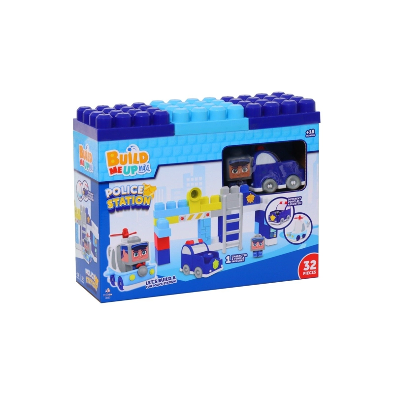 BLOQUES BUILD ME UP MAXI 650106 POLICIAS 31 A 32 PIEZAS MODELO ALEAOTRIO - 4