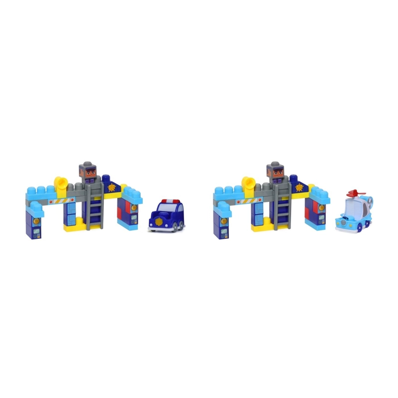 BLOQUES BUILD ME UP MAXI 650106 POLICIAS 31 A 32 PIEZAS MODELO ALEAOTRIO - 5