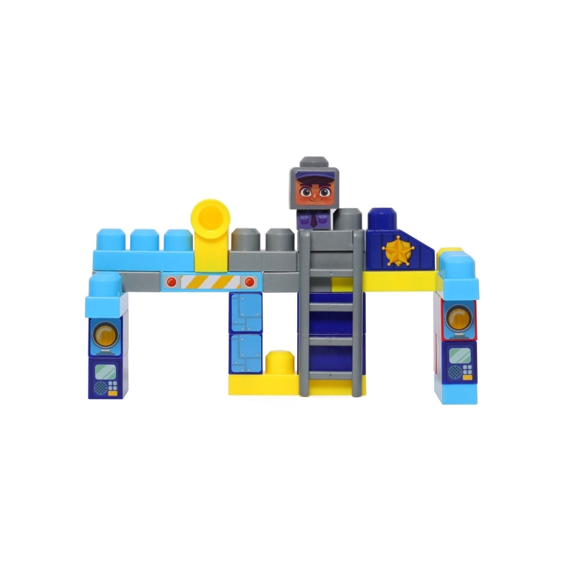 BLOQUES BUILD ME UP MAXI 650106 POLICIAS 31 A 32 PIEZAS MODELO ALEAOTRIO - 7
