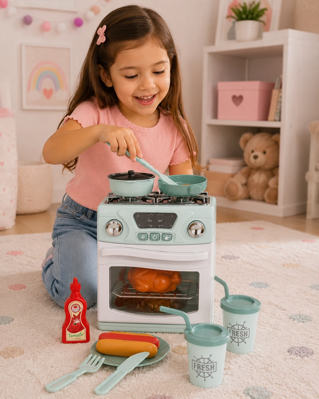 SET COCINA HARVEST A1003-4 ROLEPLAY - 1