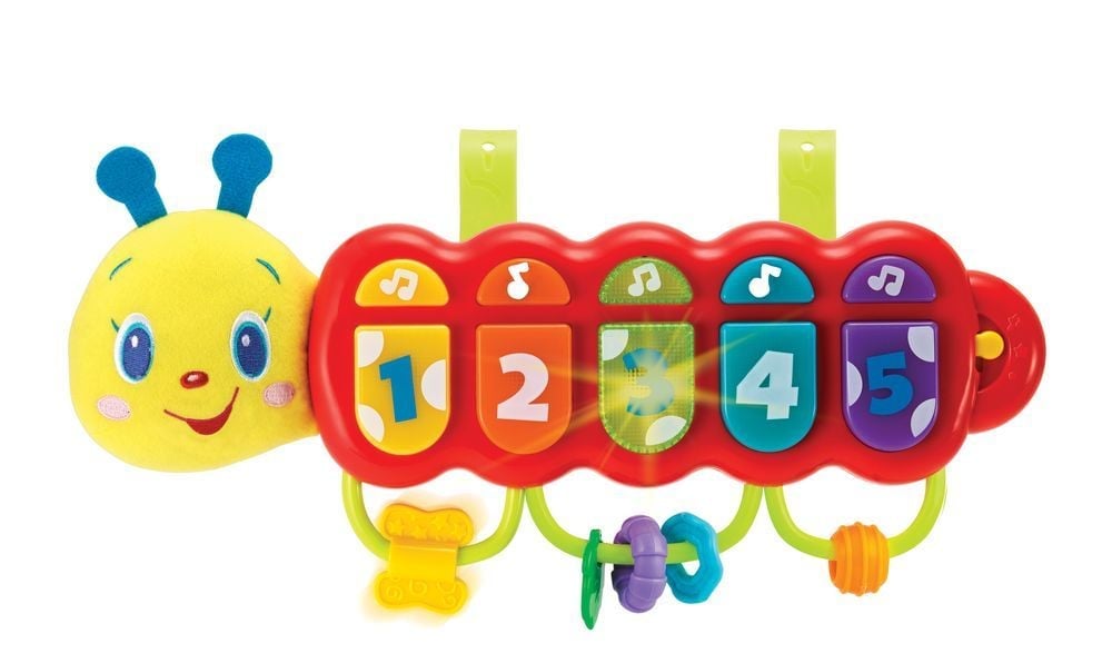 JUGUETE BEBÉ WINFUN ORUGA MUSICAL ILUMINADA 215 - 1