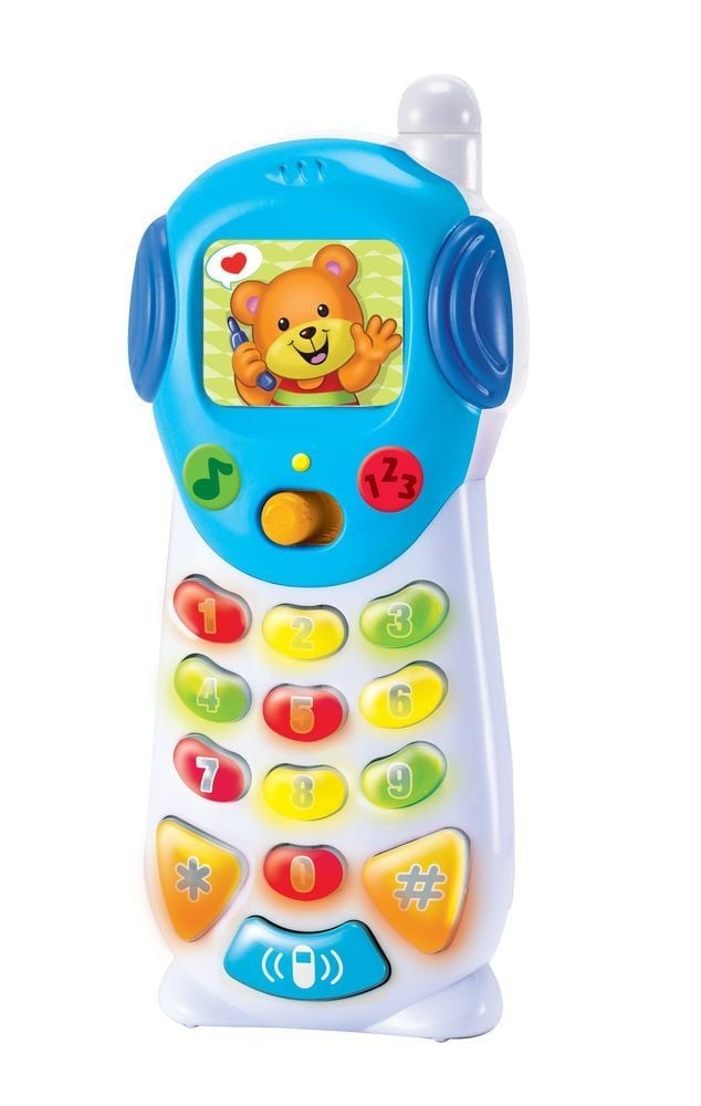 JUGUETE BEBÉ WINFUN TELEFONO PARLANTE ILUMINADO 619 - 1