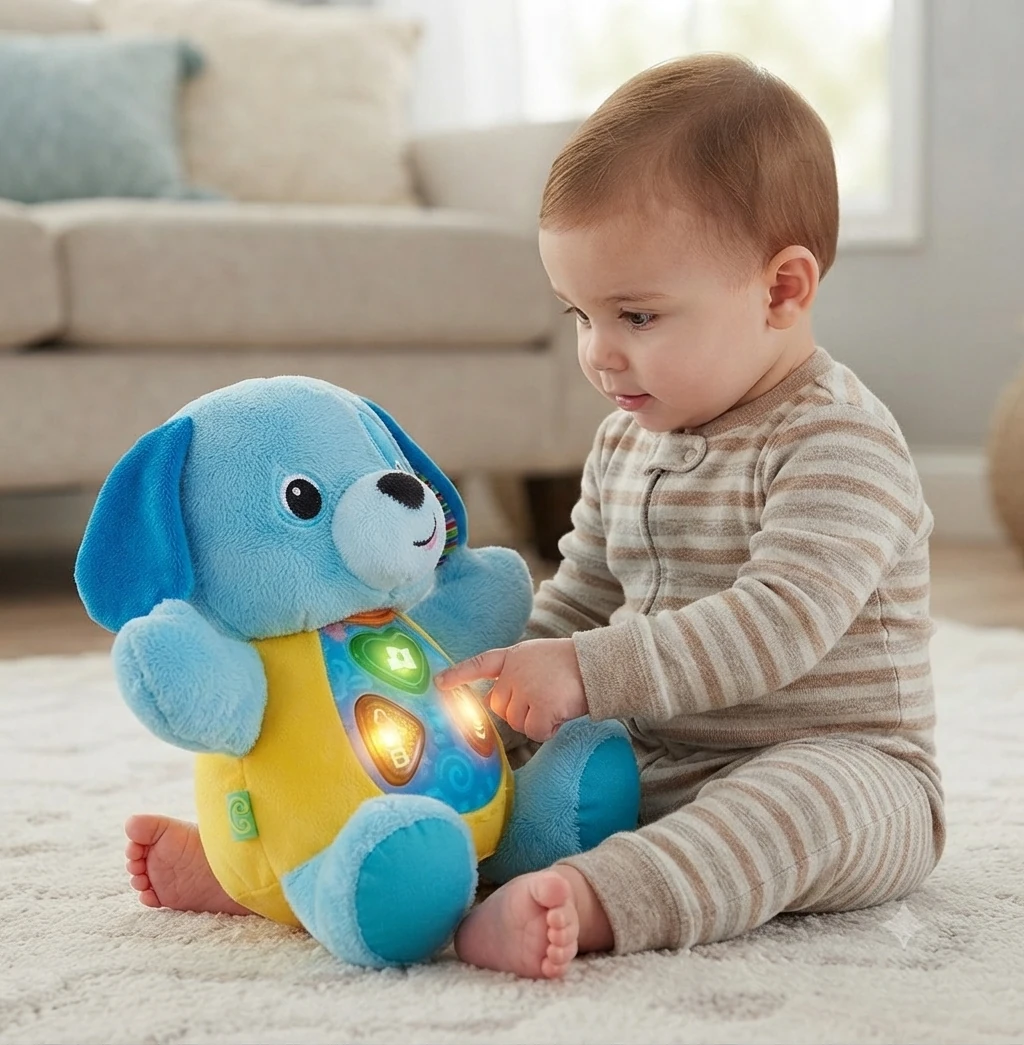 JUGUETE BEBÉ WINFUN CANTA Y APRENDE CONMIGO CACHORRO 686 - 1