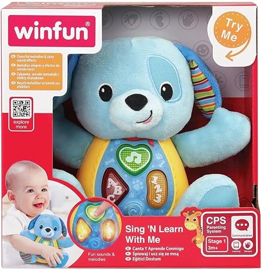 JUGUETE BEBÉ WINFUN CANTA Y APRENDE CONMIGO CACHORRO 686 - 5