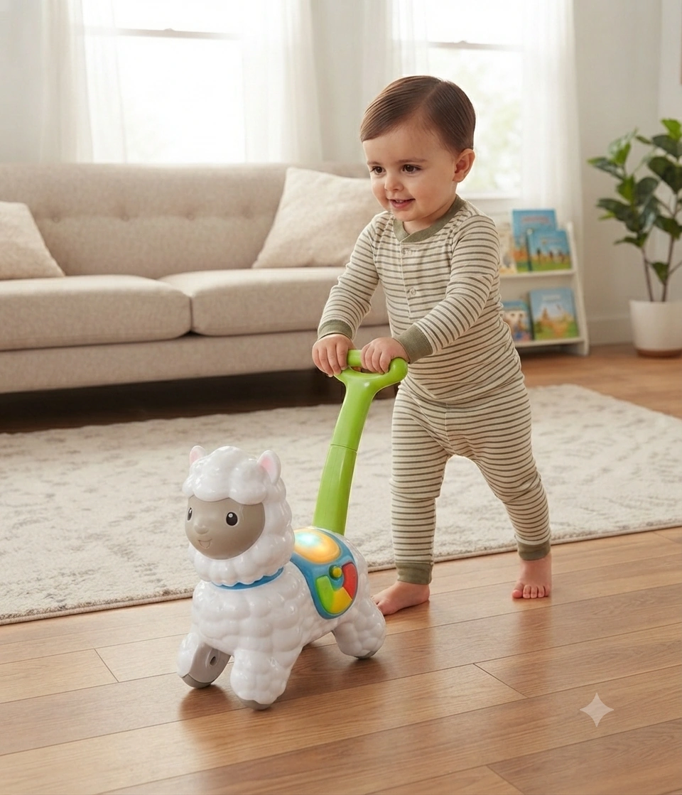 ANDADOR WINFUN PEQUEÑA ALPACA DE EMPUJE - 1