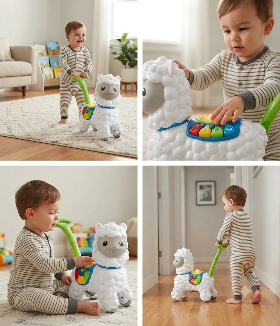 ANDADOR WINFUN PEQUEÑA ALPACA DE EMPUJE - 2
