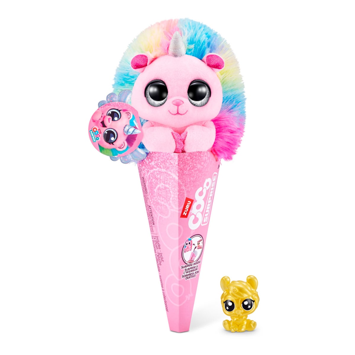 MINI PELUCHE COLECCION FANTASIA  COCO CONES SURTIDO - 2
