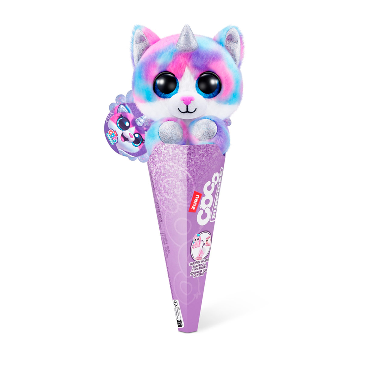 MINI PELUCHE COLECCION FANTASIA  COCO CONES SURTIDO - 13