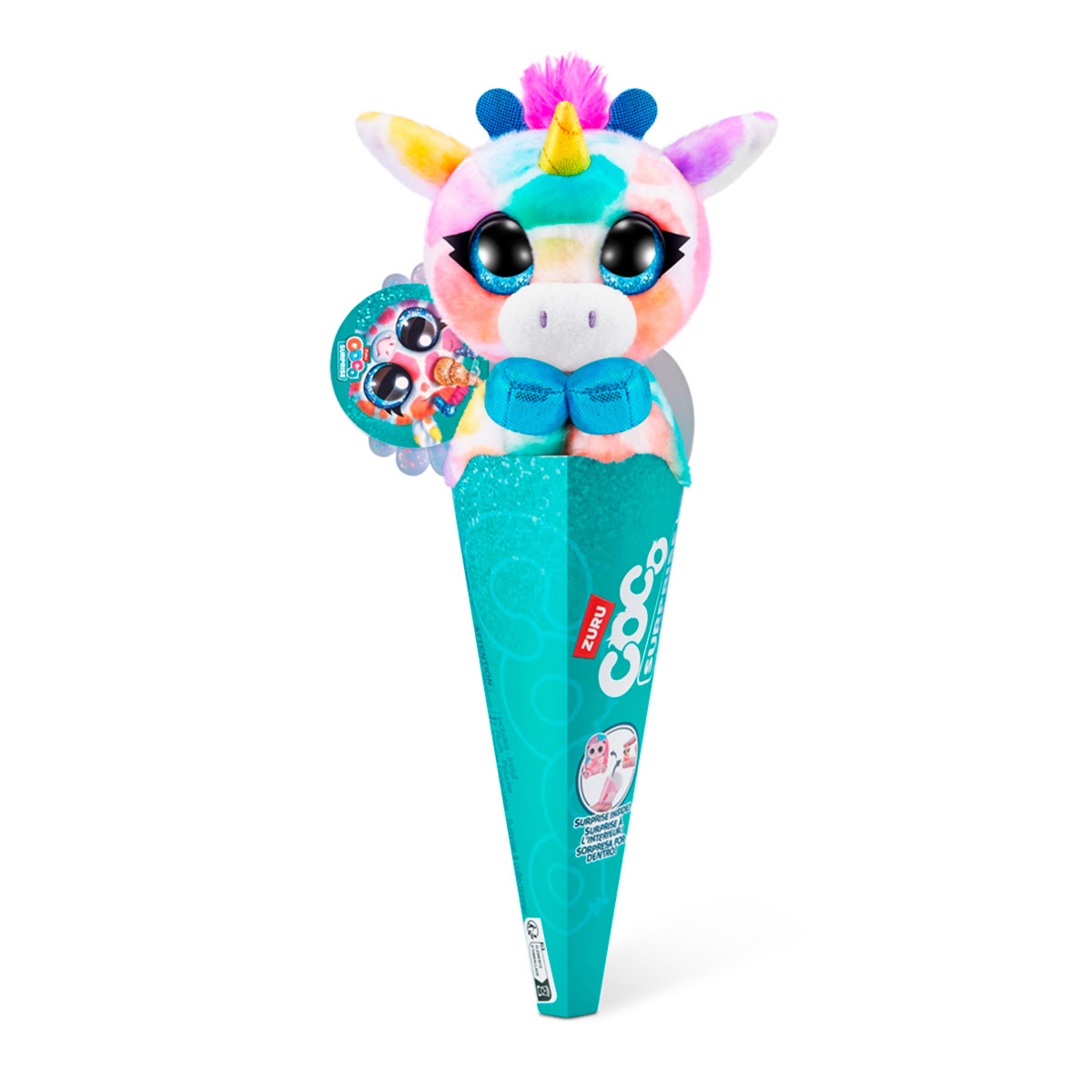 MINI PELUCHE COLECCION FANTASIA  COCO CONES SURTIDO - 15