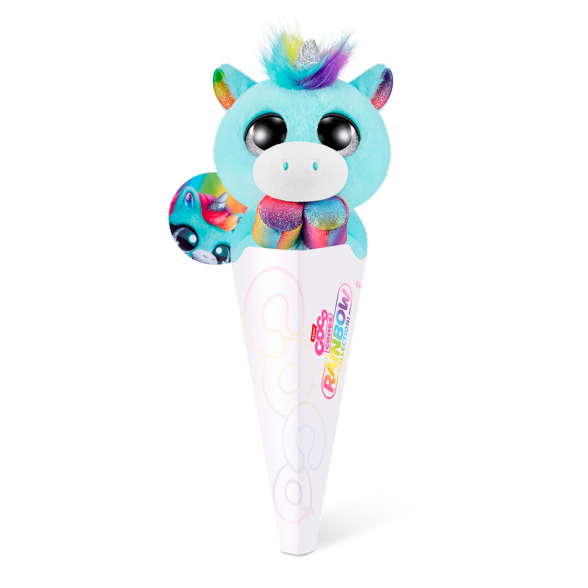 MINI PELUCHE COLECCIÓN ARCO IRIS COCO CONES SURTIDO - 11