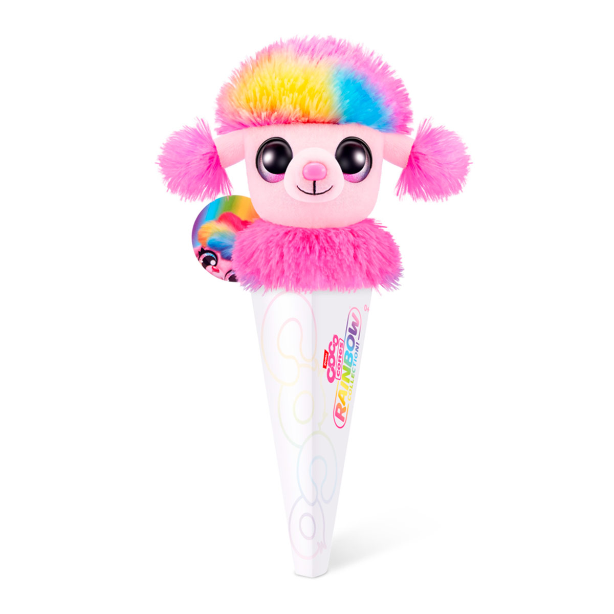 MINI PELUCHE COLECCIÓN ARCO IRIS COCO CONES SURTIDO - 12
