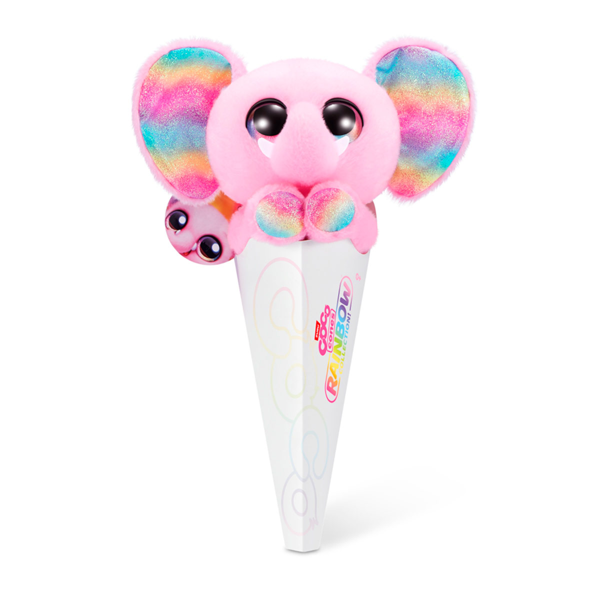 MINI PELUCHE COLECCIÓN ARCO IRIS COCO CONES SURTIDO - 13