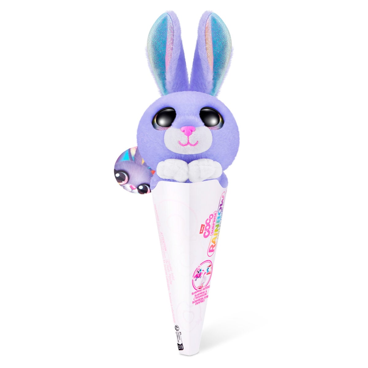 MINI PELUCHE COLECCIÓN ARCO IRIS COCO CONES SURTIDO - 3