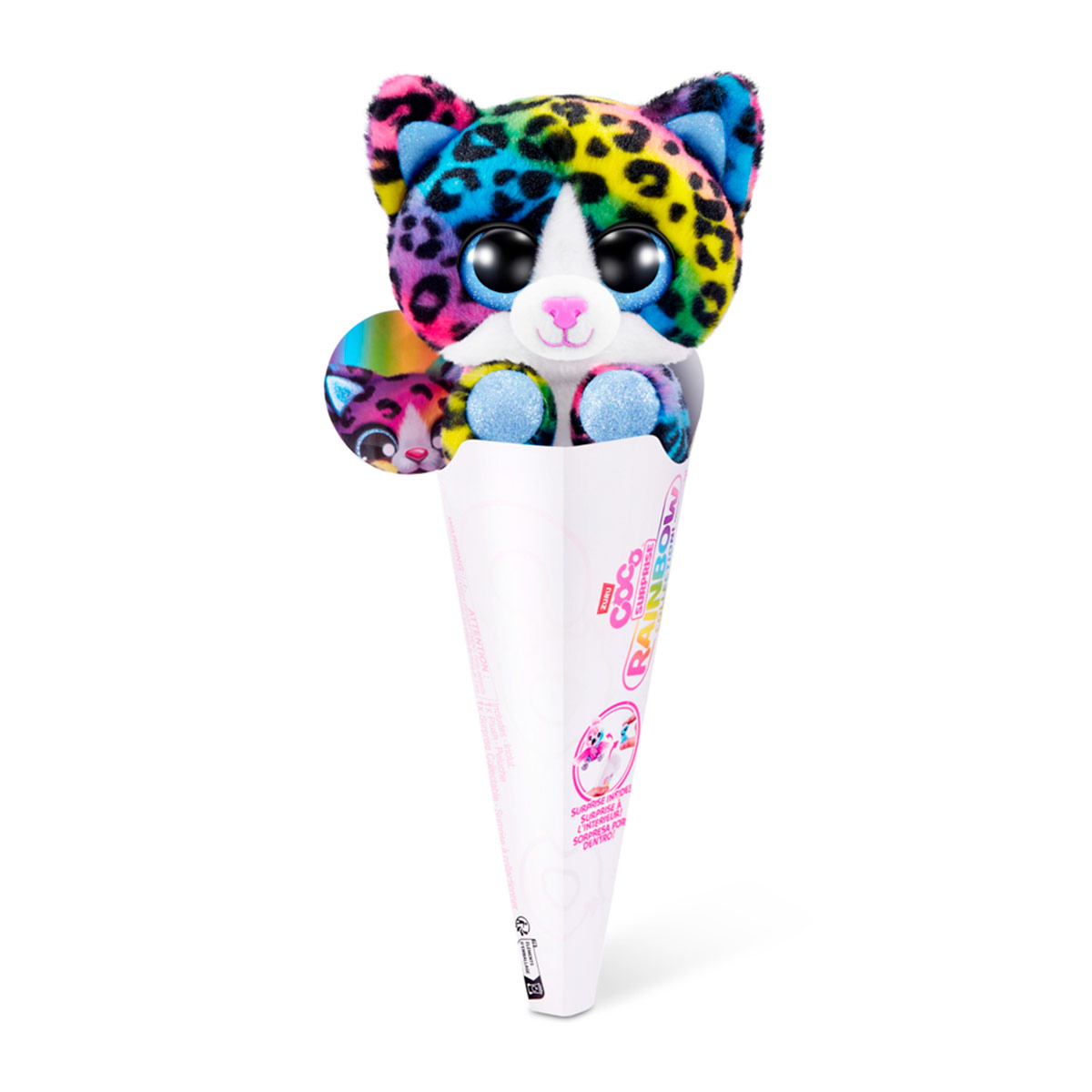 MINI PELUCHE COLECCIÓN ARCO IRIS COCO CONES SURTIDO - 5