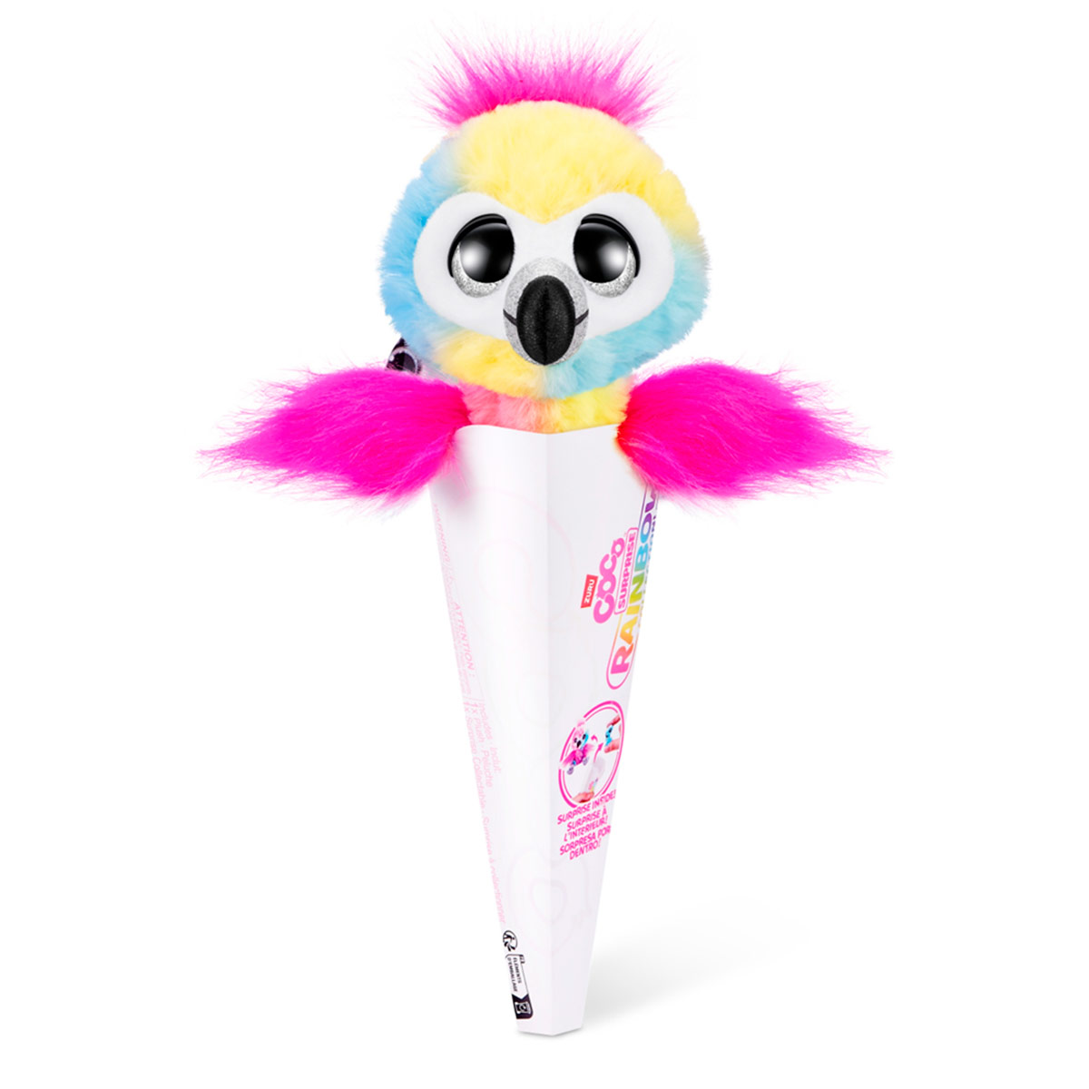 MINI PELUCHE COLECCIÓN ARCO IRIS COCO CONES SURTIDO - 6