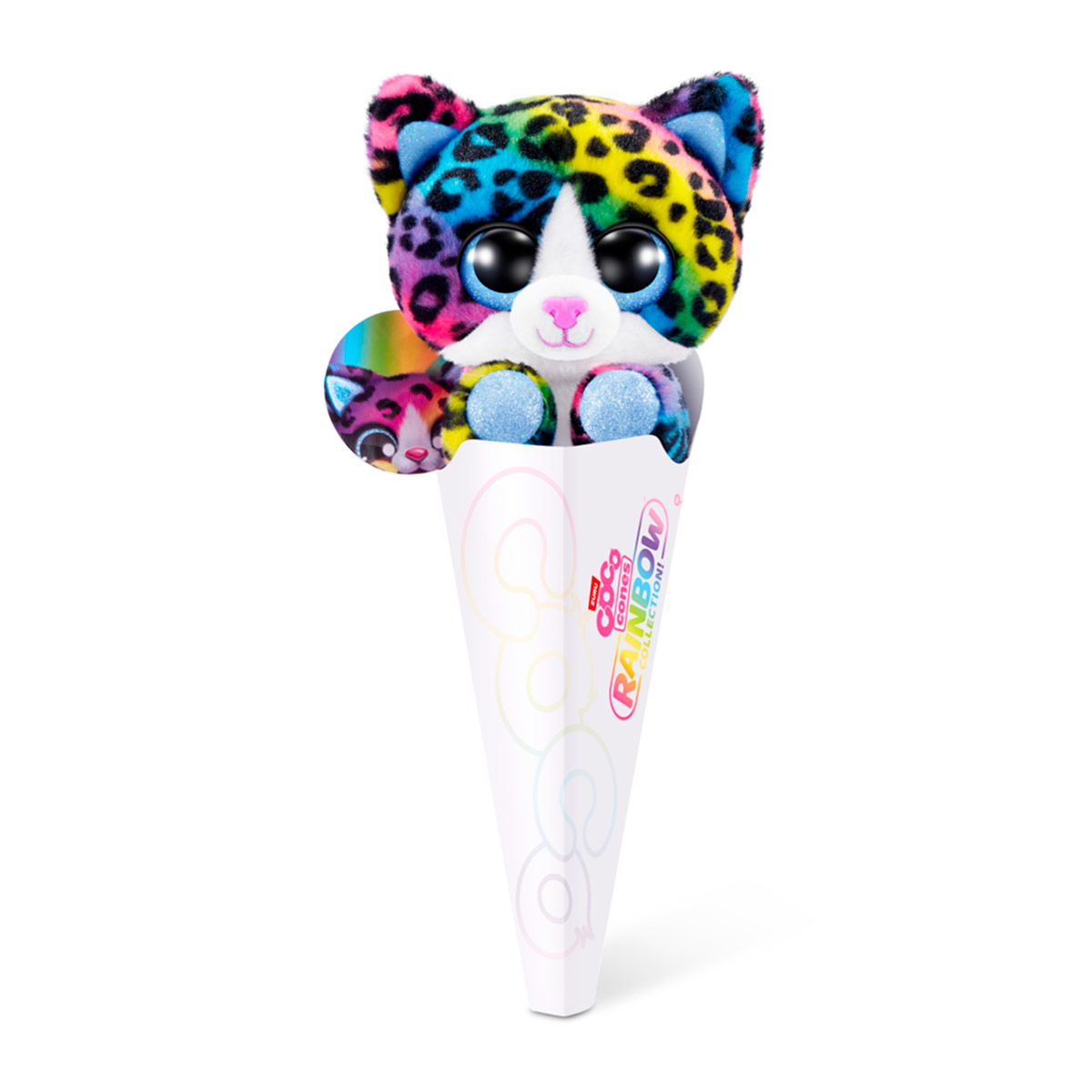 MINI PELUCHE COLECCIÓN ARCO IRIS COCO CONES SURTIDO - 8