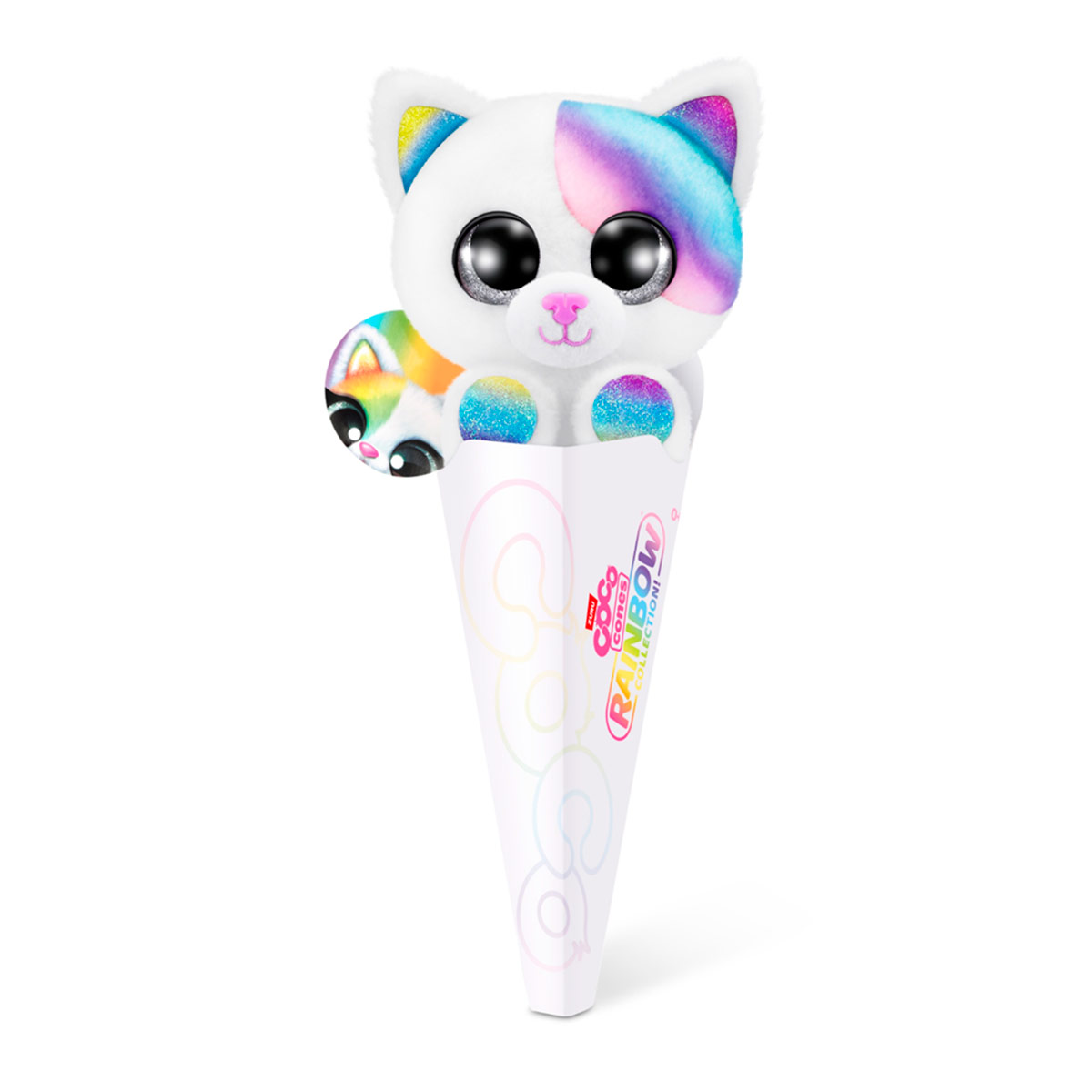 MINI PELUCHE COLECCIÓN ARCO IRIS COCO CONES SURTIDO - 9