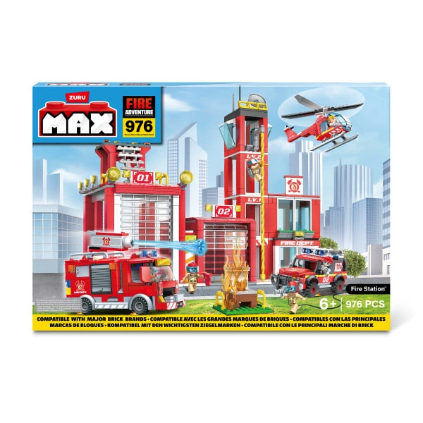 BLOQUES CONSTRUCCION MAX BUILD MORE 83156 ESTACION BOMBEROS - 1