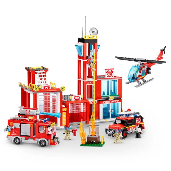 BLOQUES CONSTRUCCION MAX BUILD MORE 83156 ESTACION BOMBEROS - 2