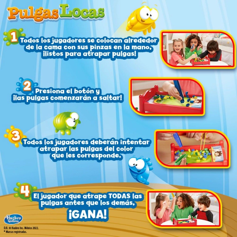 JUEGO MESA HASBRO E0884 BED BUGS - 3
