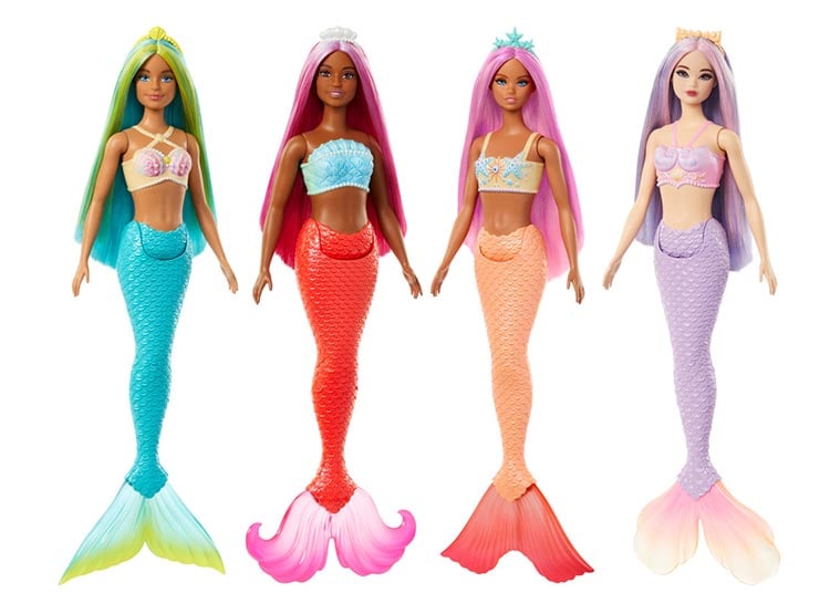 MUÑECA BARBIE ENSUENO SIRENA CAB COLORES - 1