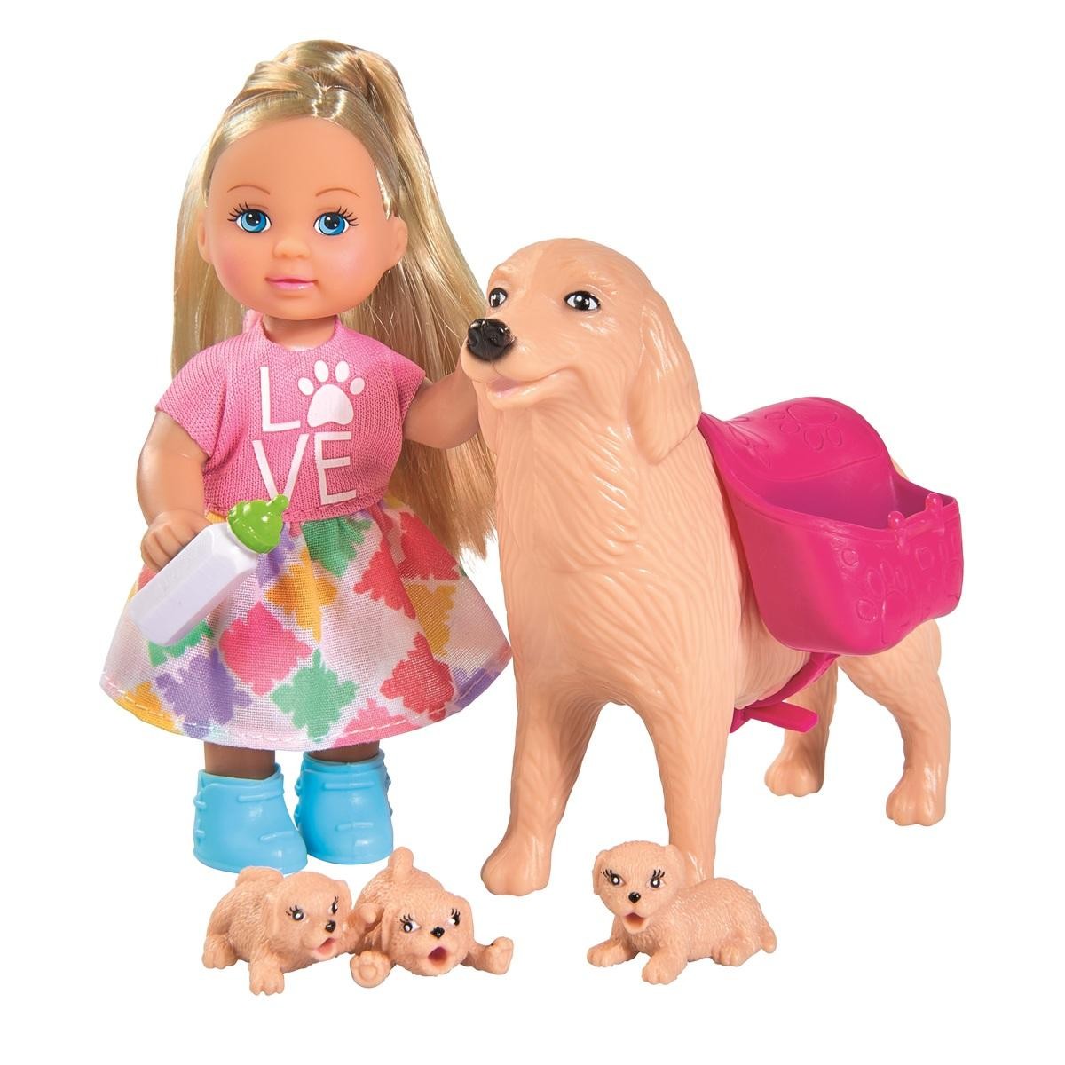 MUNECA EVI LOVE SET CUIDADO DE PERROS + ACC. - 2