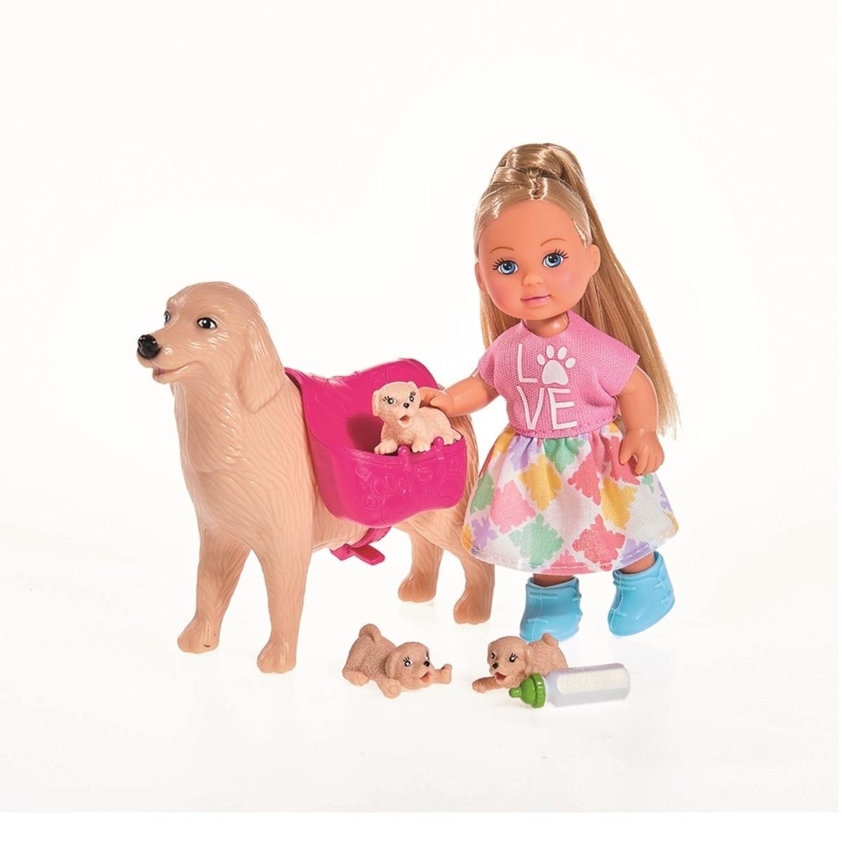 MUNECA EVI LOVE SET CUIDADO DE PERROS + ACC. - 3