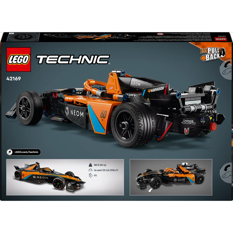 BLOQUES CONSTRUCCION LEGO 42169 NEOM MCLAREN FORMULA E RACE CAR - 2
