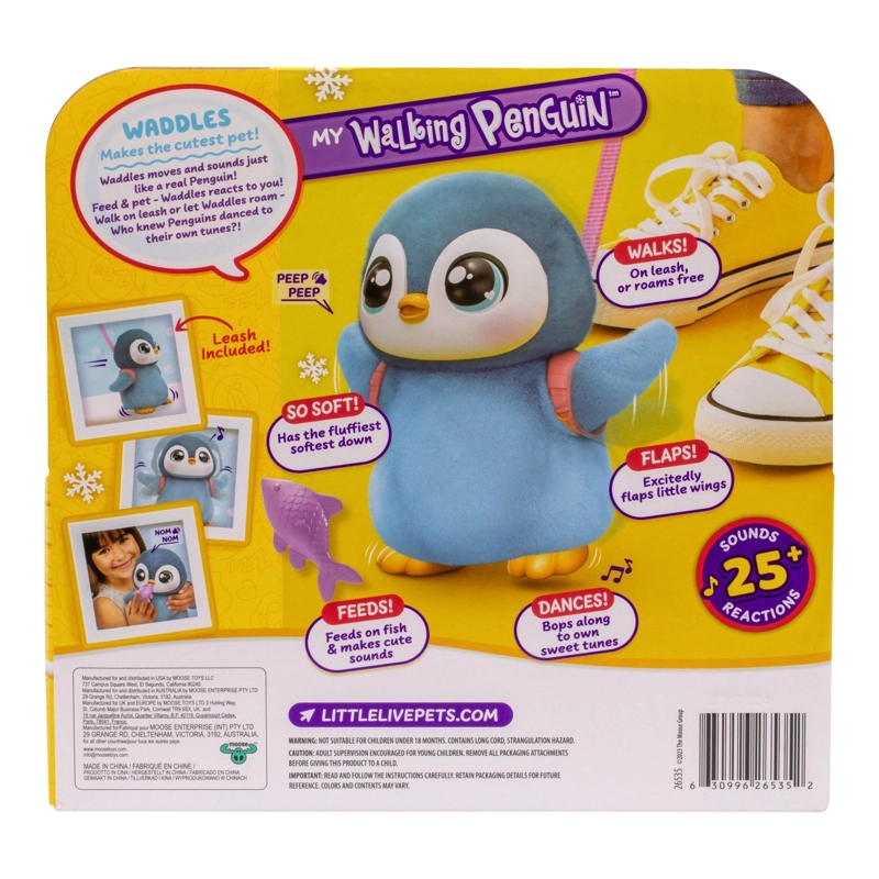 PELUCHE LITTLE LIVE PETS MI MASCOTA PINGUINO - 2