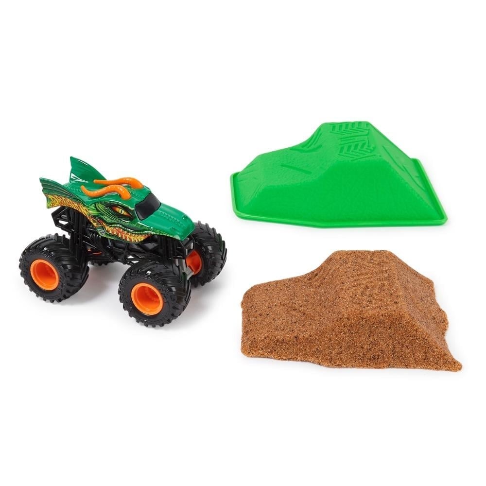 SET MONSTER JAM 6065106 JUEGO VEHICULO A ESCALA 1 64 - 2