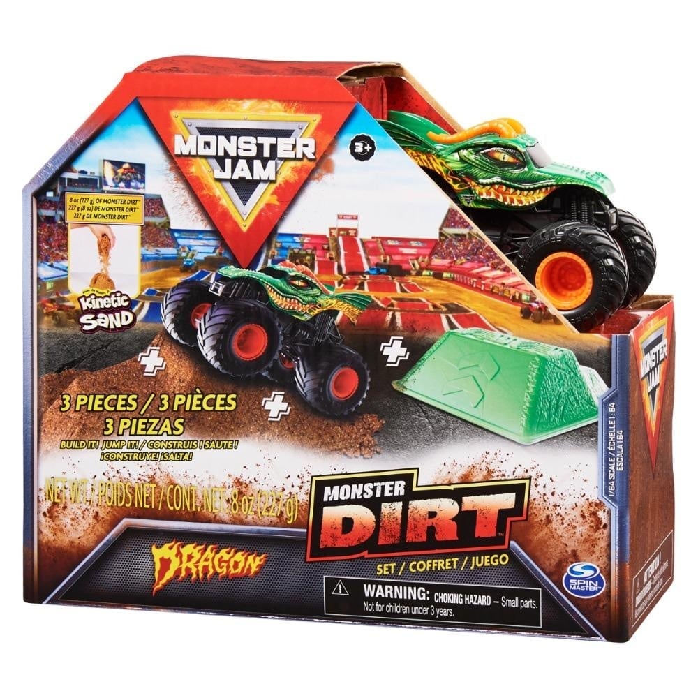 SET MONSTER JAM 6065106 JUEGO VEHICULO A ESCALA 1 64 - 4