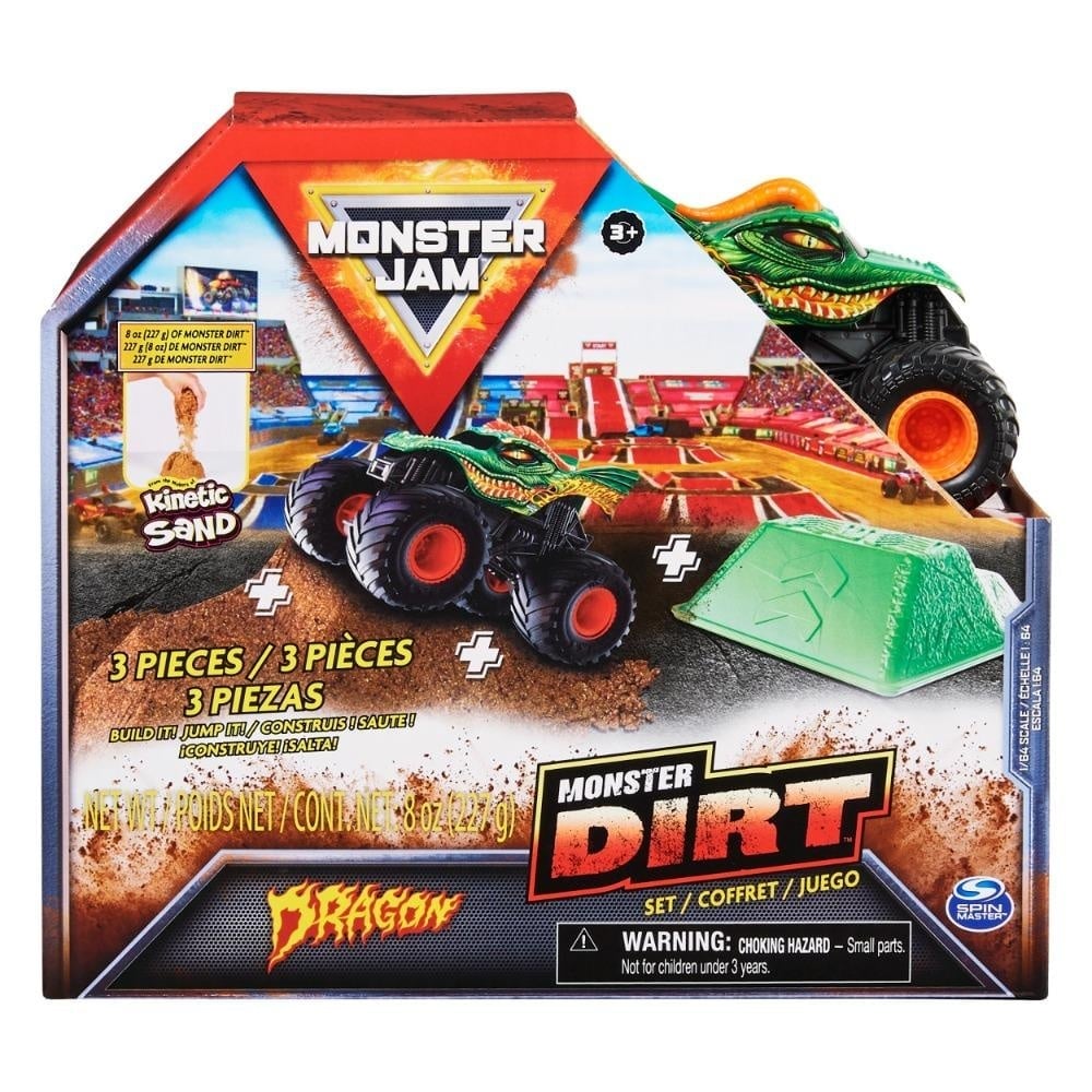 SET MONSTER JAM 6065106 JUEGO VEHICULO A ESCALA 1 64 - 5