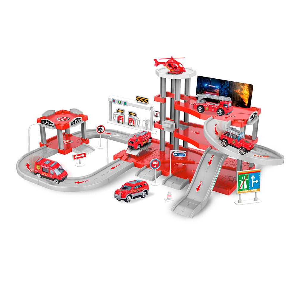 PISTA AUTOS PISTA PARKING BOMBERO - 1
