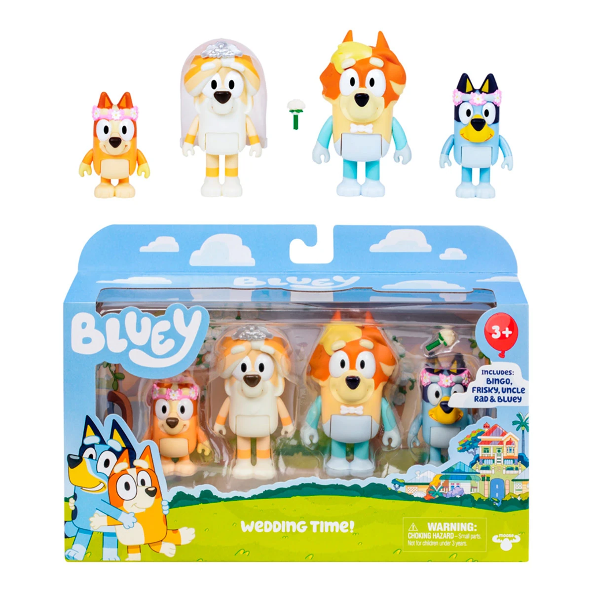 FIGURAS BLUEY PACK X4 ASST - 1