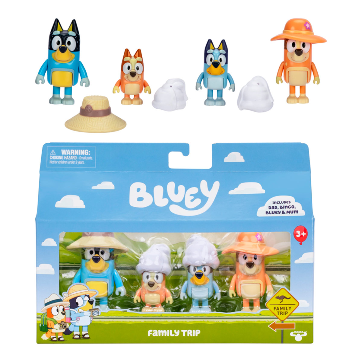 FIGURAS BLUEY PACK X4 ASST - 2