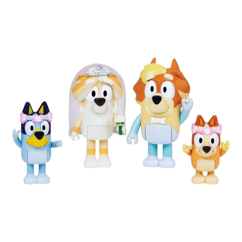 FIGURAS BLUEY PACK X4 ASST - 1
